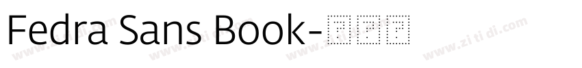 Fedra Sans Book字体转换